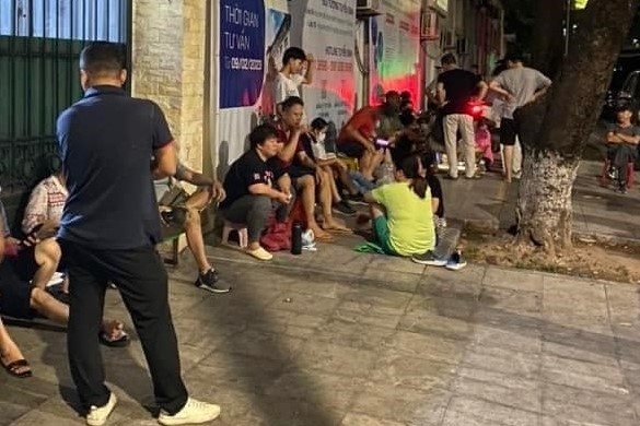 Ha Noi yeu cau khong de cha me hoc sinh tu tap ngoai cong truong hinh anh