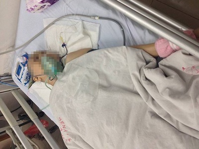 Nguoi phu nu bi em trai cat chan o vien da tu vong hinh anh
