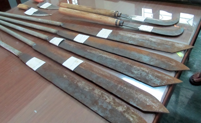 Nhom chan dat gai giau nhieu dao kiem trong phong tro hinh anh