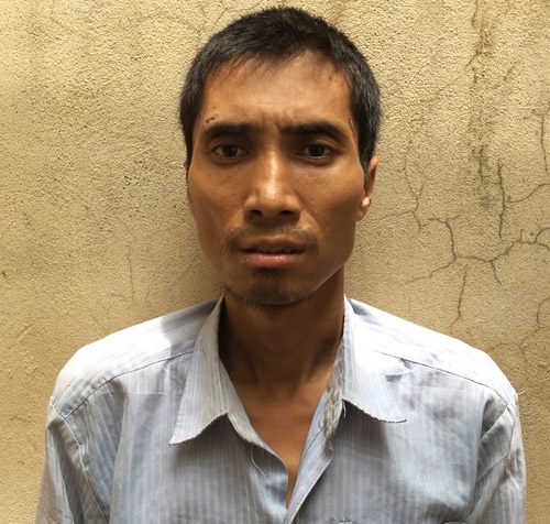 Minh bị bắt ngay sau khi gây án.