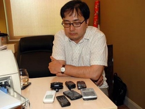 Lê Công Định tại cơ quan điều tra.