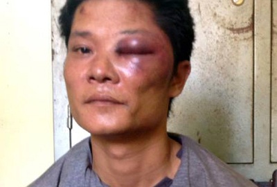 Lo danh tinh nguoi cuop 2 khau sung trong tru so cong an hinh anh