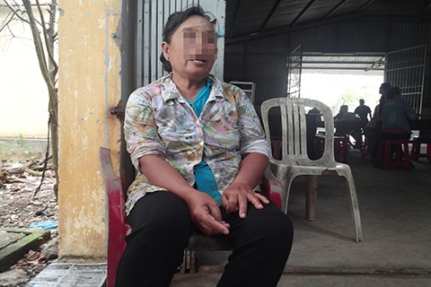 Bà Triệu Thị X hoài nghi về cái chết của con trai mình có nhiều bất thường.