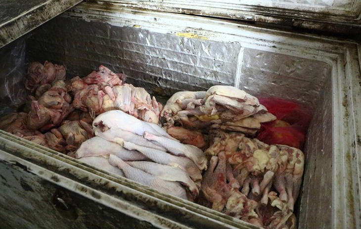 chủ cơ sở kinh doanh gà sạch Hòa Hạnh là ông Trần Đình Hòa khai nhận: Mỗi ngày, cửa hàng tiêu thụ vài chục con gà bơm nước; số gà trên chủ yếu được mua gom và nhờ người chở về từ chợ Hà Vĩ. Sau khi nhập về, gà gầy, gà xấu sẽ được nhân viên của cửa hàng bơm nước để gà trở nên bóng đẹp như mới.