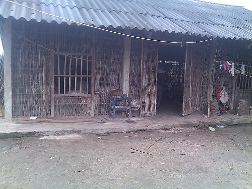 Căn nhà nơi xảy ra vụ án.