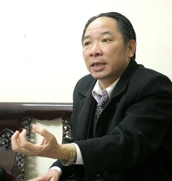 Ông Nguyệt trước khi bị bắt. Ảnh: Công Khanh.