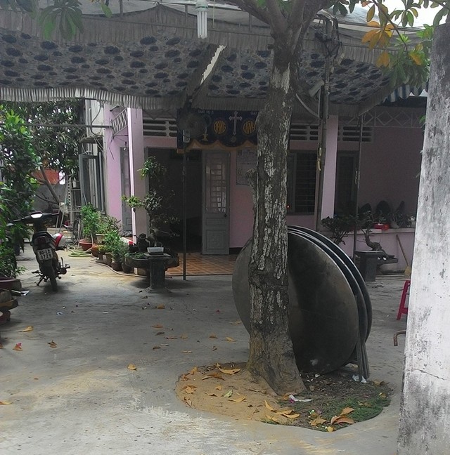 Hiện trường nơi xảy ra vụ việc.