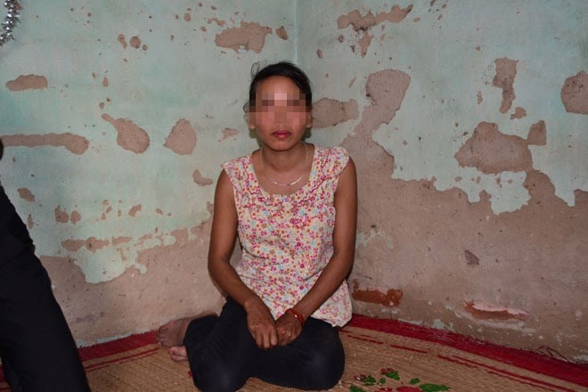 Hoàn cảnh nghèo khổ của chị Hương.