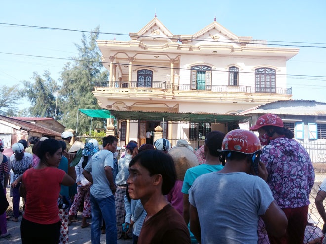 Ngôi nhà 2 tầng khang trang của ông Huỳnh Thủy (thôn Hòa Duân, xã Phú Thuận, huyện Phú Vang, tỉnh Thừa Thiên - Huế)