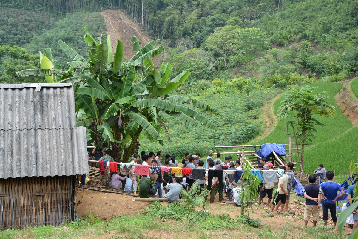 Hiện trường vụ thảm án ở Yên Bái. Ảnh: CTV