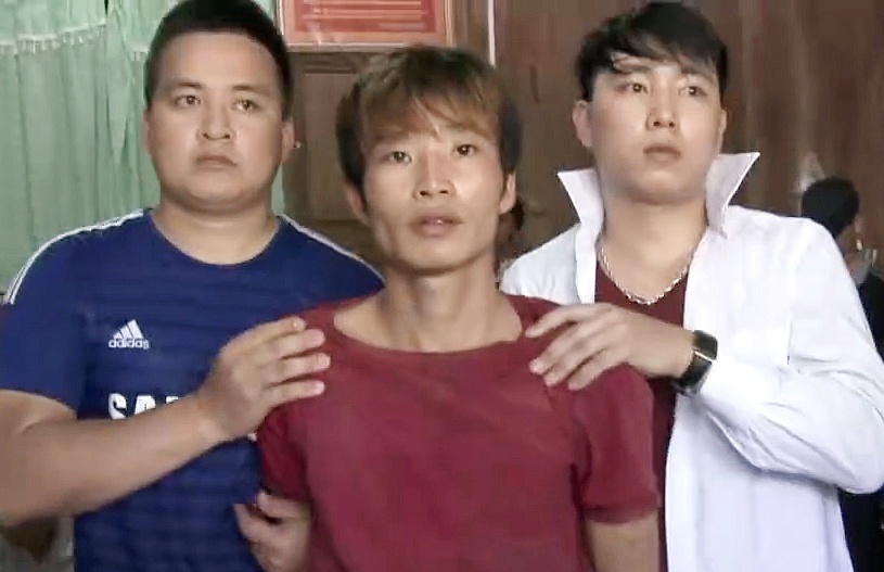Phut nhan chung doi mat nghi pham tham sat 4 nguoi hinh anh
