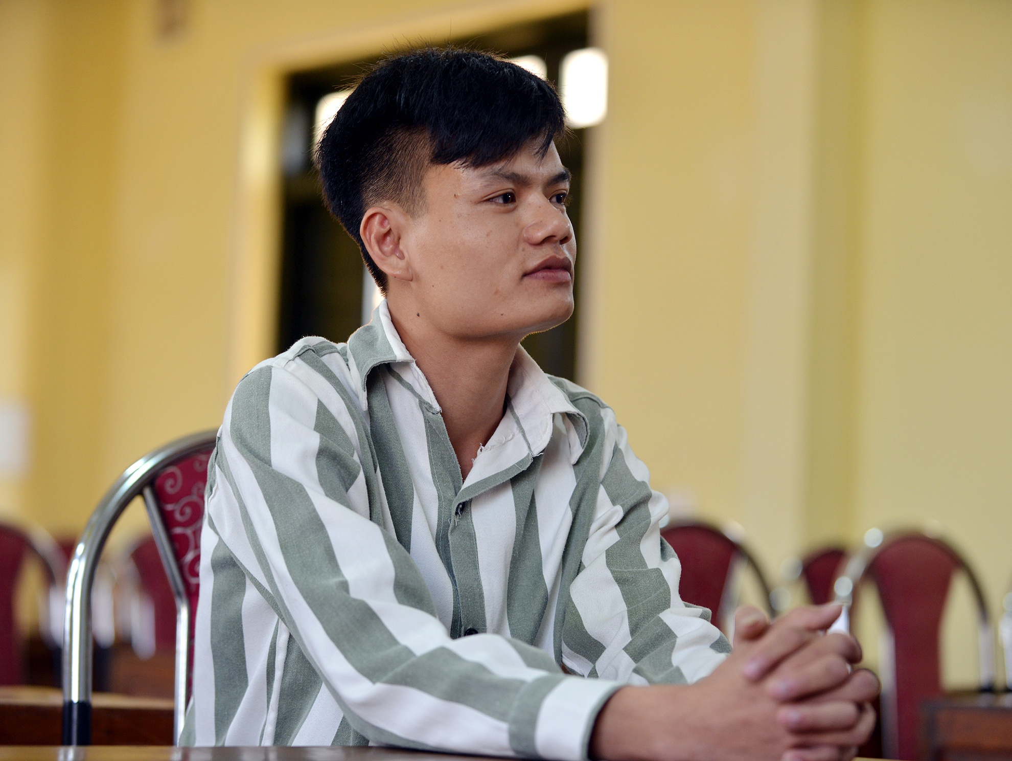 Phạm nhân Ngô Văn Nam. Ảnh: Lê Hiếu.