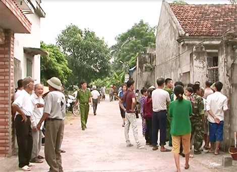 Ngôi nhà nơi xảy ra vụ án mạng.