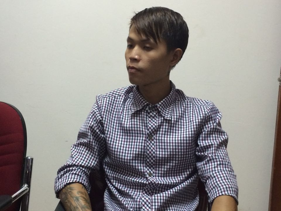 Nghi phạm Nguyễn Trí Long (25 tuổi) - người được cho trực tiếp đâm chết nữ sinh. Ảnh: Tùng Lâm.