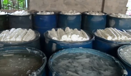 Clip thu giu 900 kg mang chua, dua muoi Trung Quoc nhap lau hinh anh