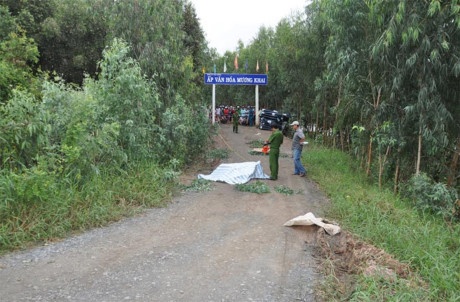 đốt xác phi tang ở Long An ảnh 1 dot xac phi tang o Long An anh 1