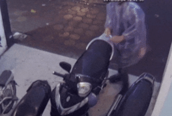 Nguoi di SH, Air Blade canh giac voi trom dip Tet hinh anh