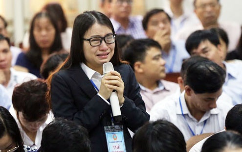 Cuu thu ky cua Ha Van Tham khoc nuc no trong phien xu hinh anh