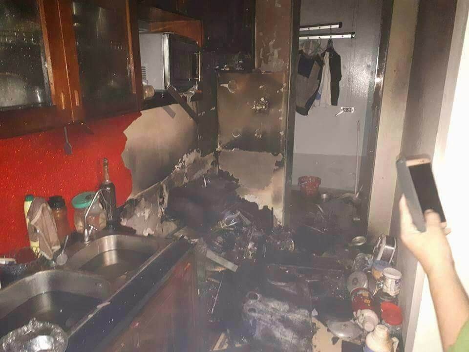 Chay tai can ho o chung cu 27 tang Rainbow Ha Dong hinh anh