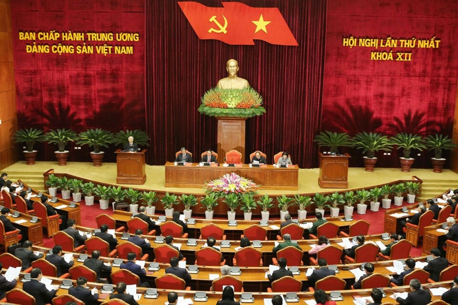 Bau Bo Chinh tri, Tong bi thu khoa XII hinh anh