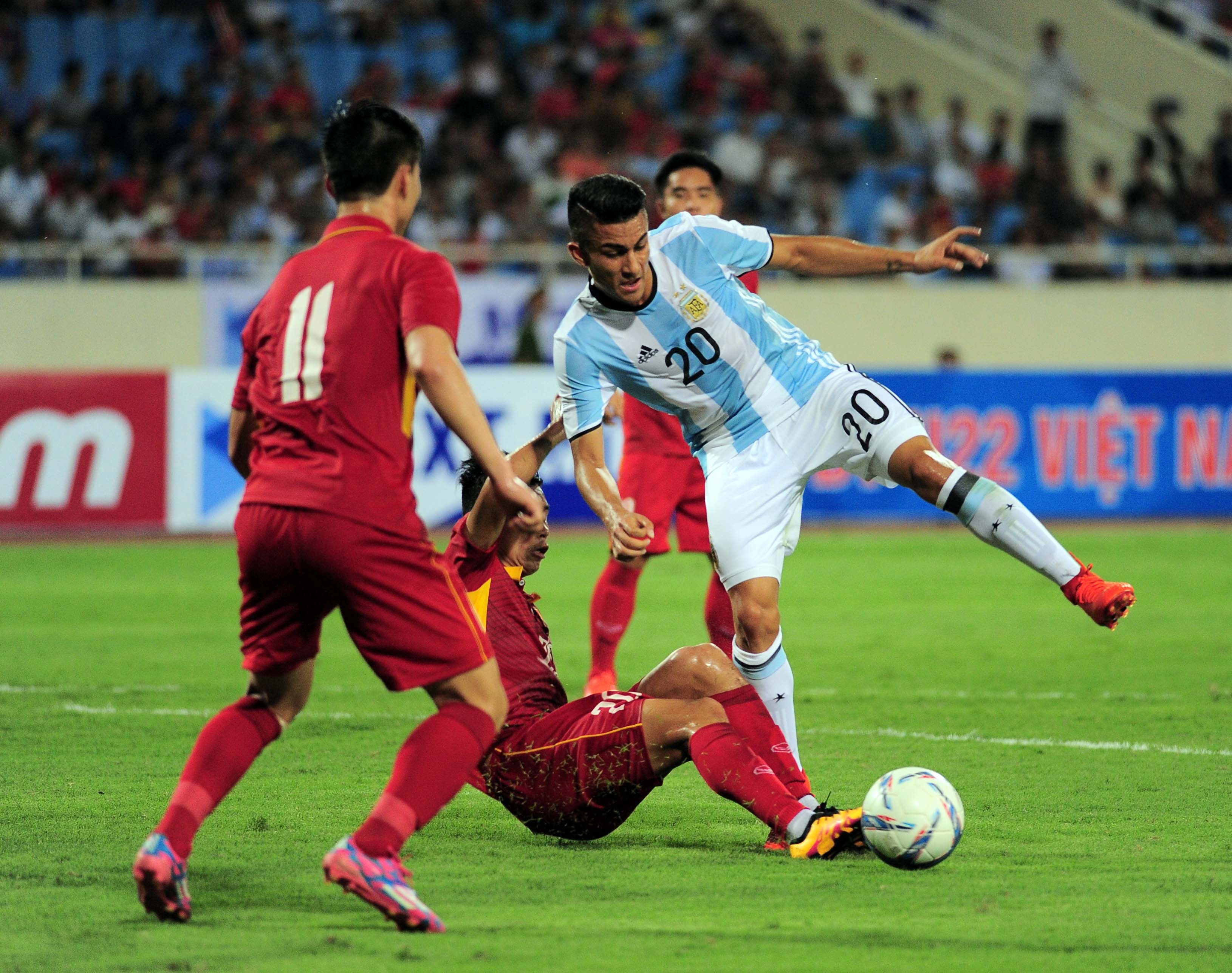 U22 Viet Nam vs U20 Argentina anh 1