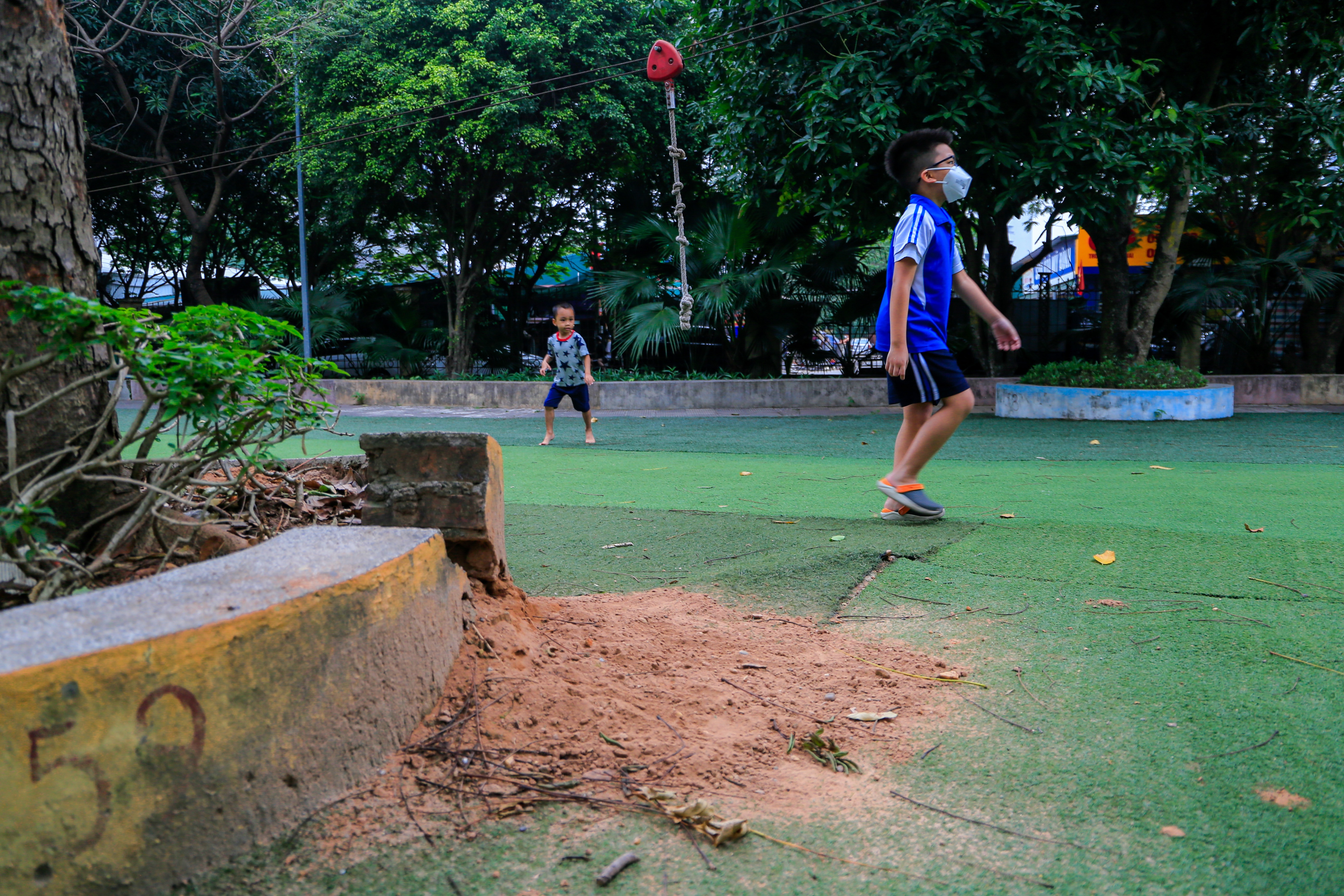 Cong vien Cau Giay xuong cap anh 8