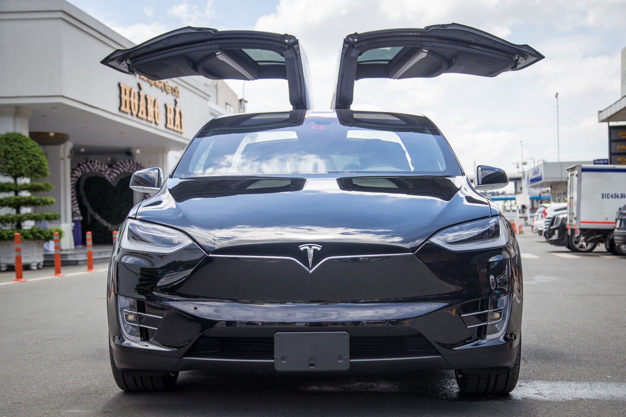 Tesla Model X - SUV chay dien dau tien tai Sai Gon hinh anh