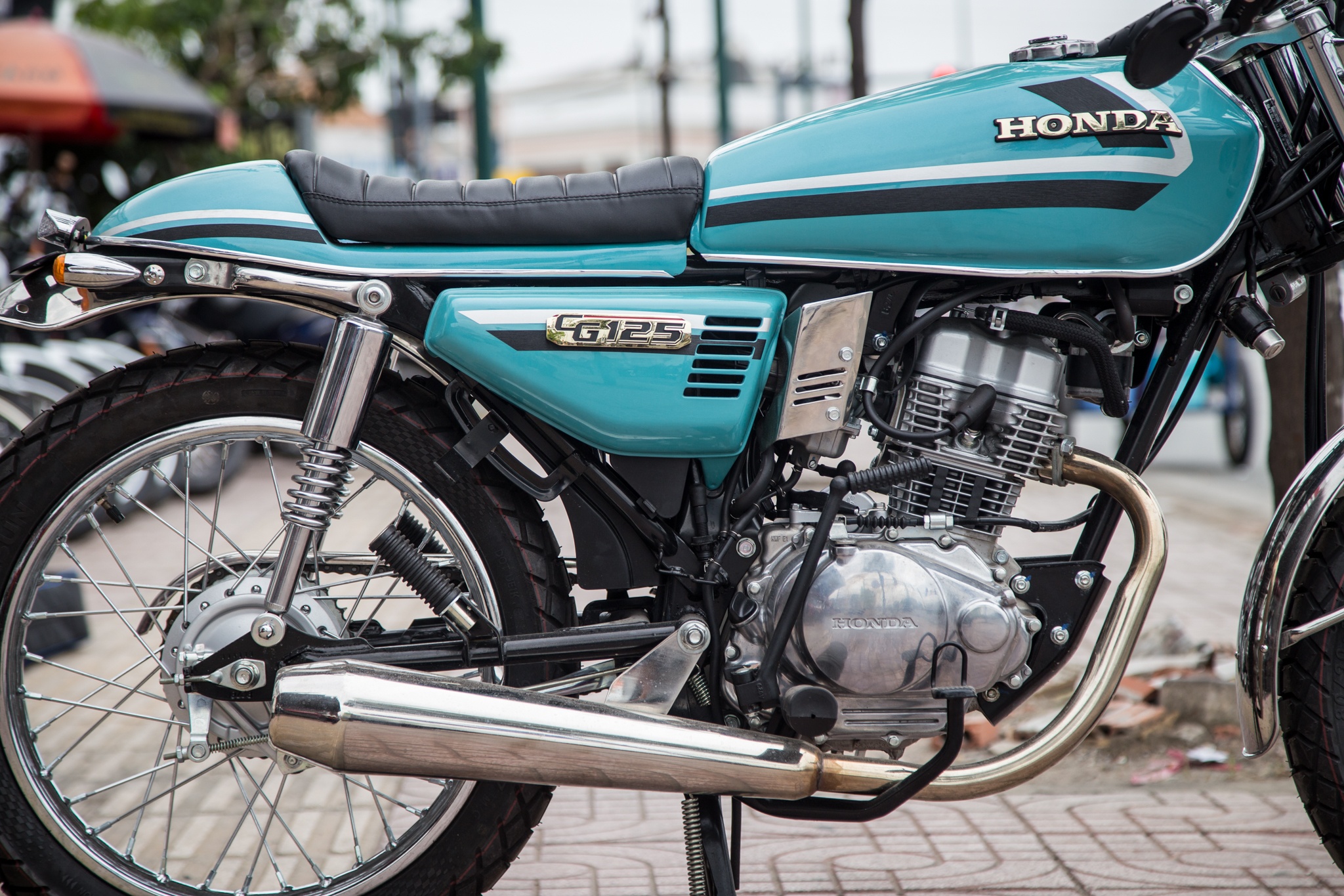 Honda CG125 Cafe racer anh 8