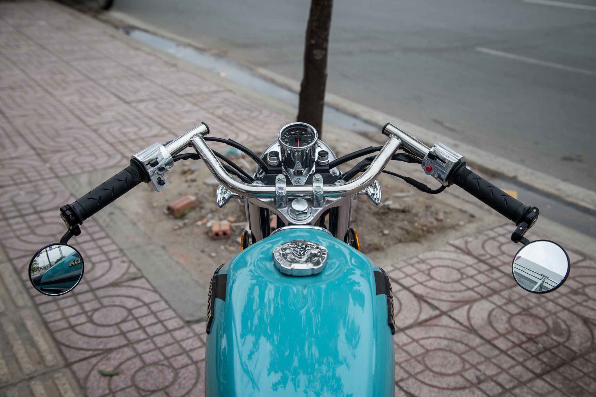 Honda CG125 Cafe racer anh 4