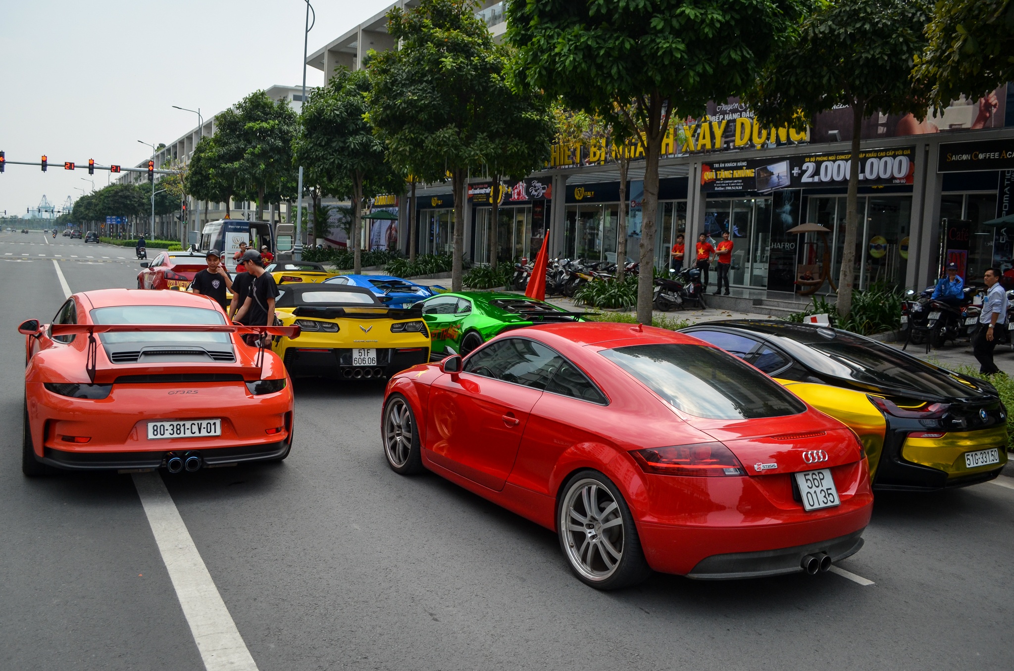 Cường Đô La diễu hành siêu xe ảnh 9 Cuong Do La dieu hanh sieu xe anh 9