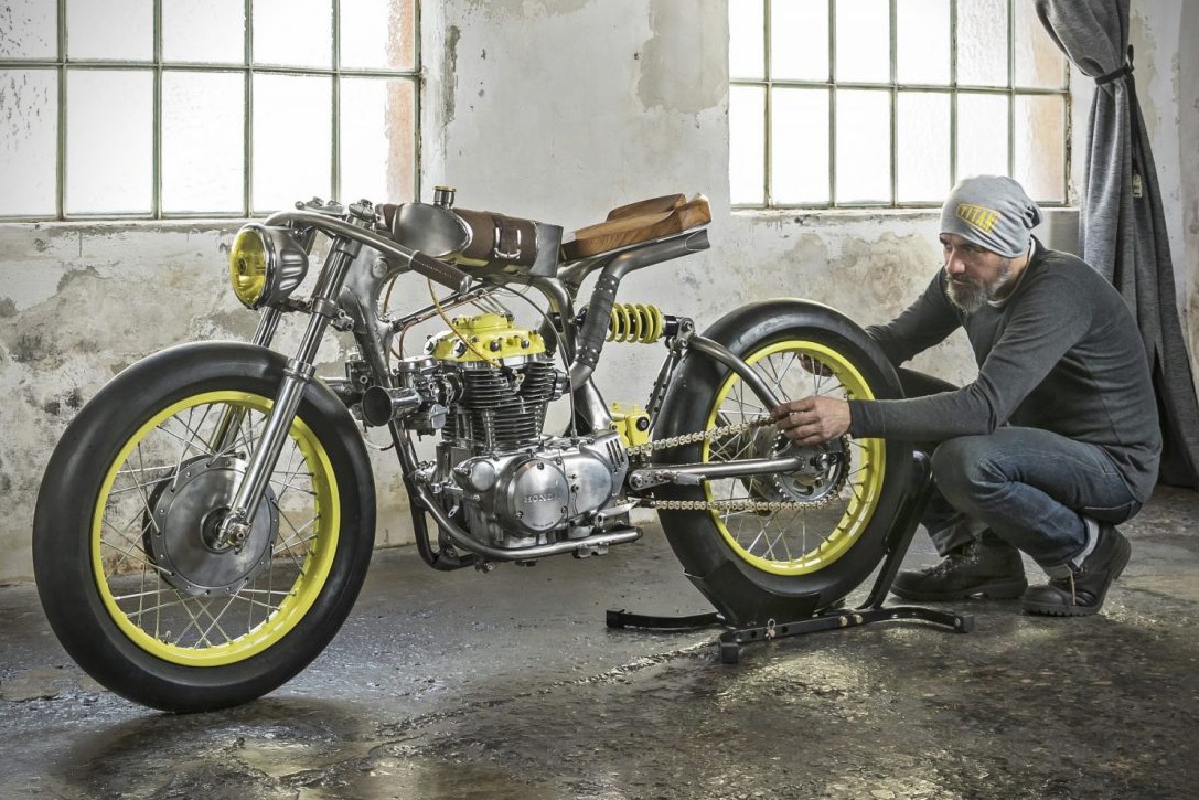 Anh Honda CB350 'One': Ban do ton ve dep co khi hinh anh