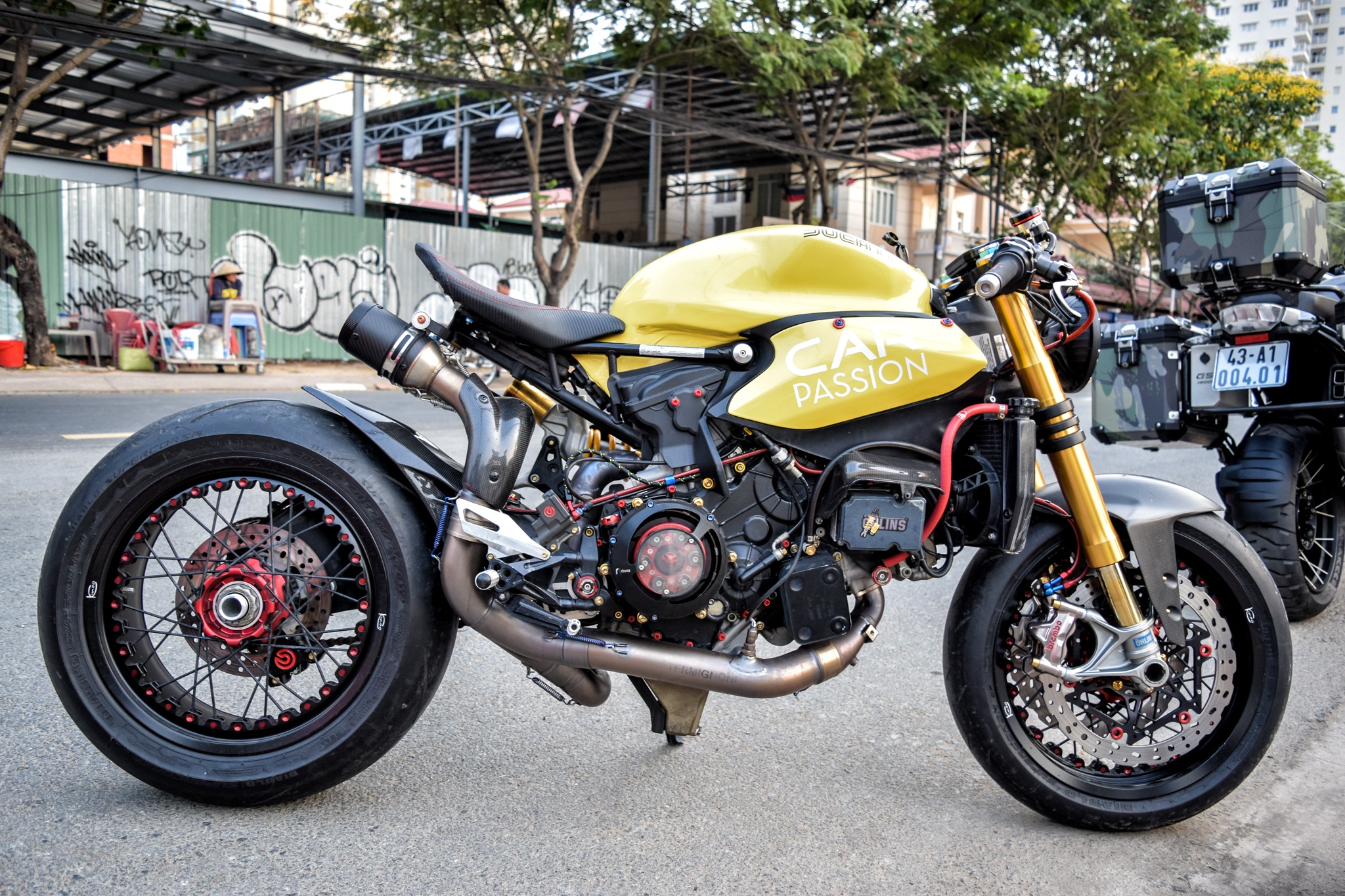Ducarti 1199 độ caferacer ảnh 3 Ducarti 1199 do caferacer anh 3
