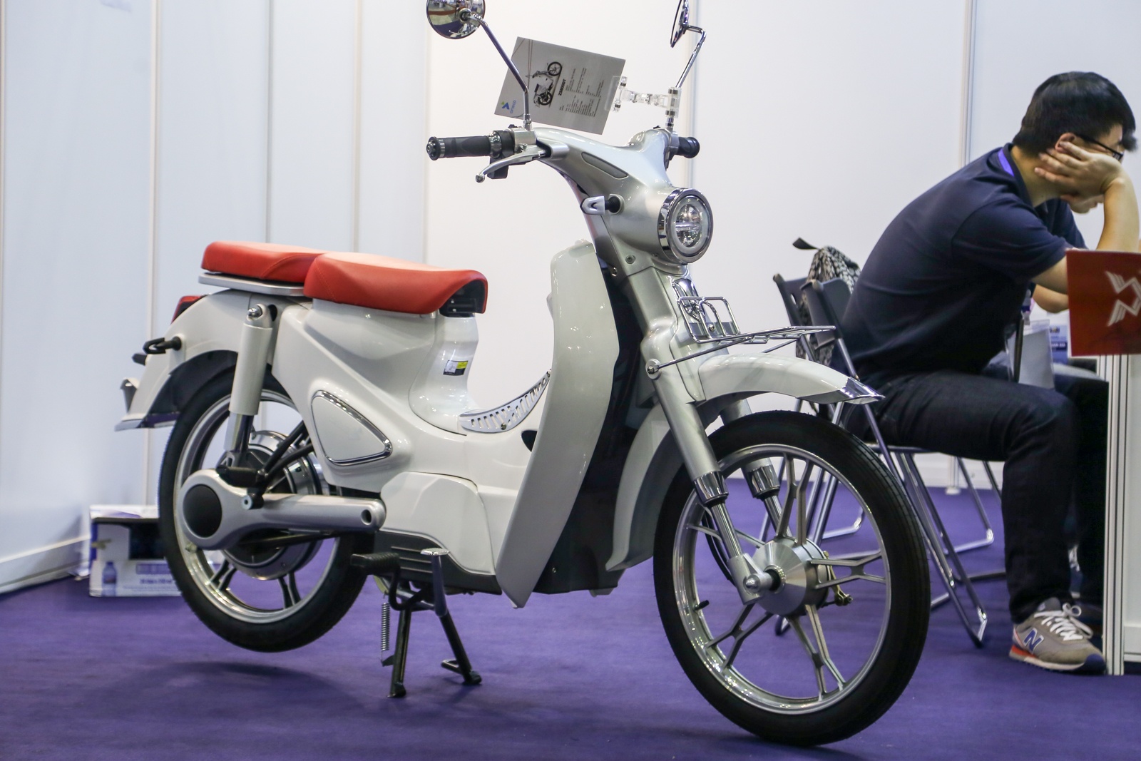 Nhieu xe may 'made in China' xuat hien tai trien lam Autotech 2018 hinh anh