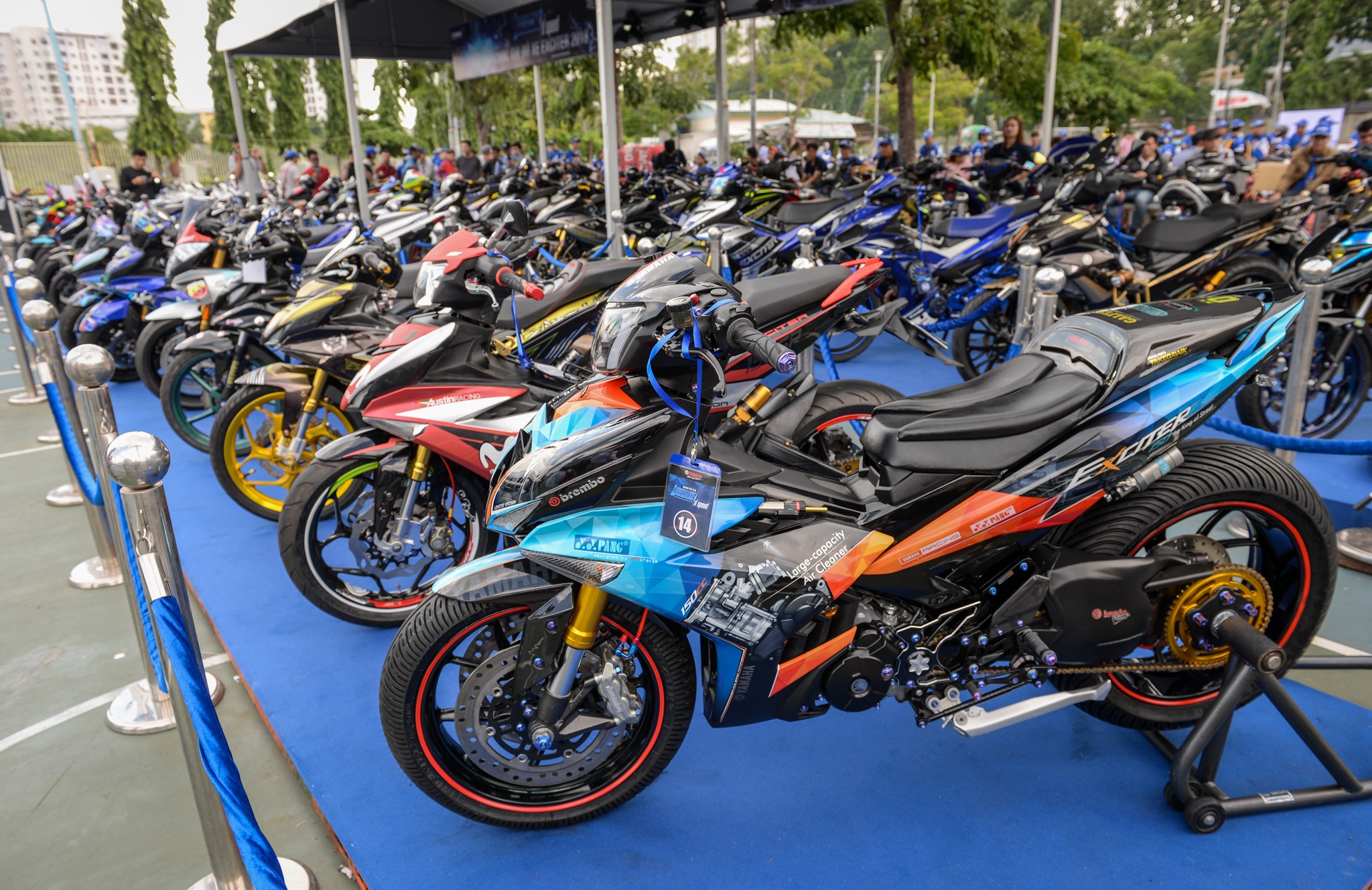 Gan 50 chiec Yamaha Exciter do tap trung tai Sai Gon hinh anh