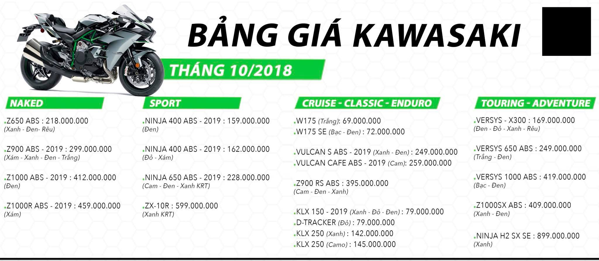 giá Kawsaki ảnh 1 gia Kawsaki anh 1