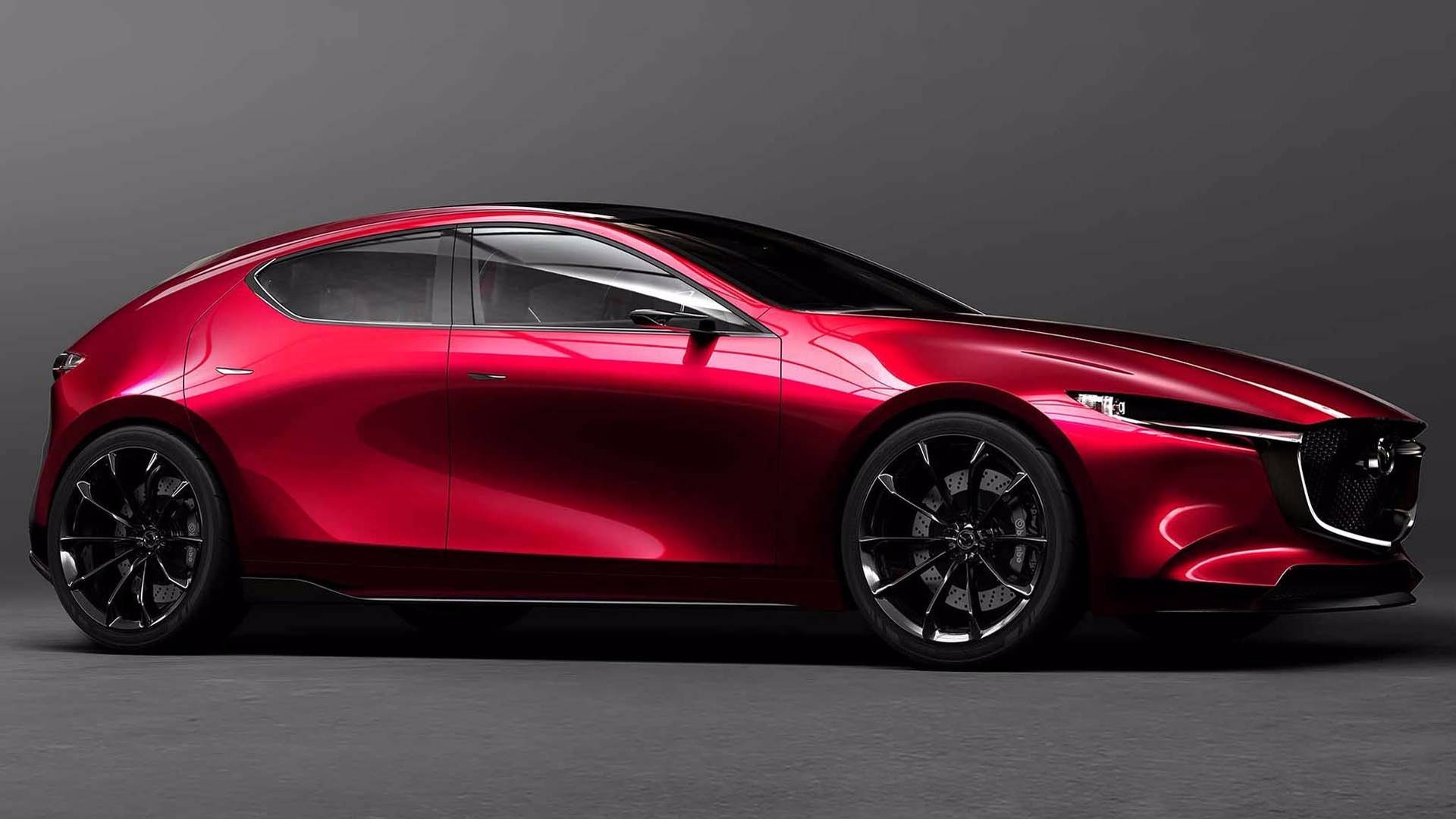Teaser cua Mazda3 2019 sap ra mat tai trien lam Los Angeles hinh anh