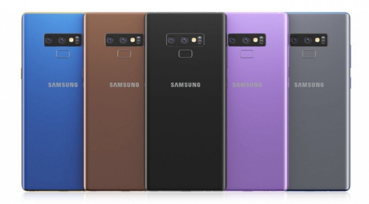 Samsung Galaxy Note 9 lo dien 5 mau moi hinh anh