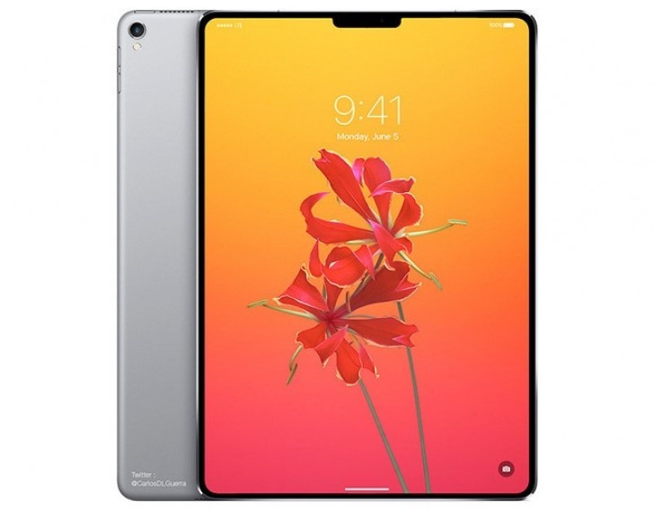 iPad Pro 2018 so huu man hinh tran vien, loai bo giac tai nghe hinh anh