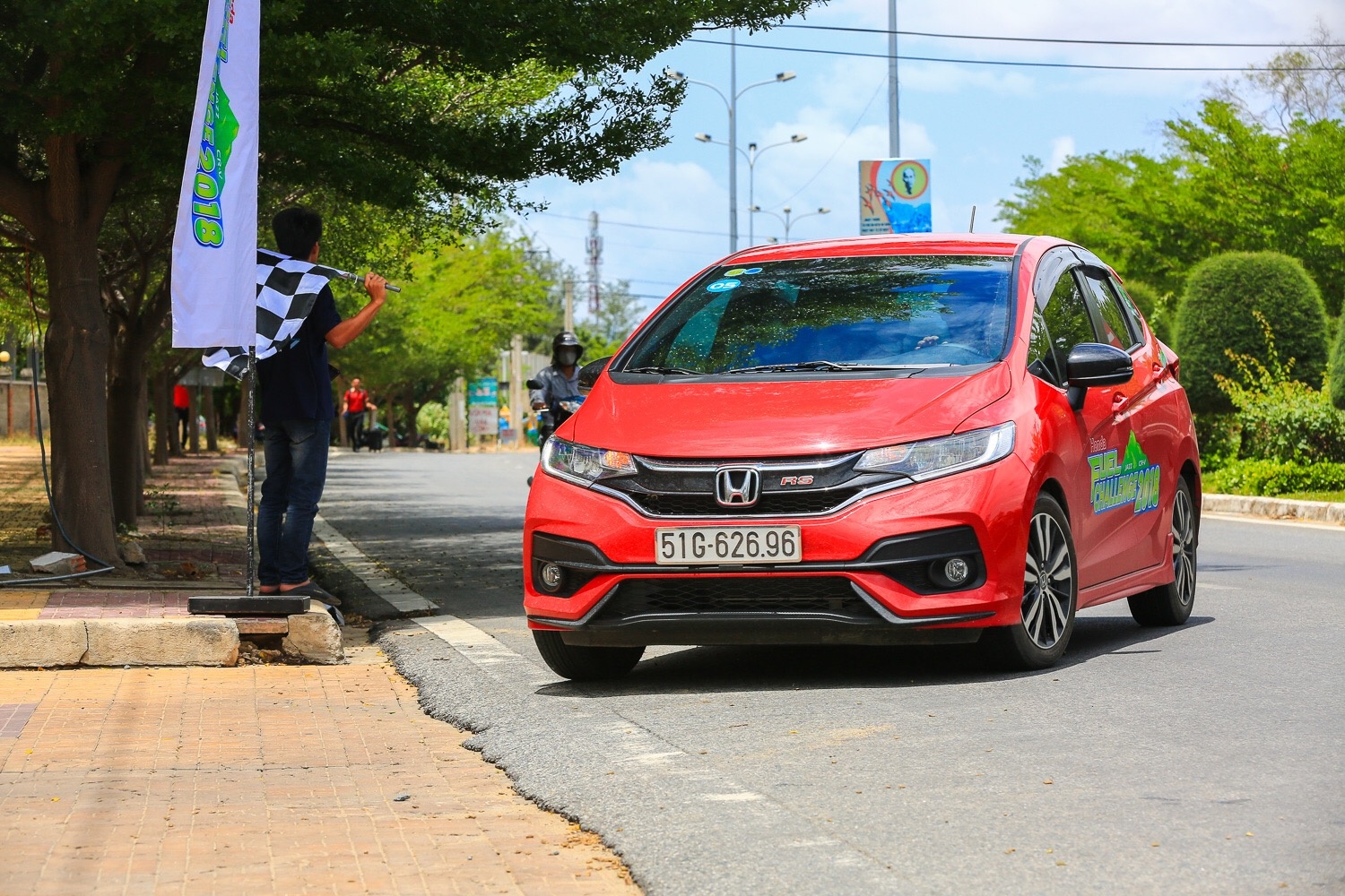 Honda Jazz dat 4,5 lit/100 km trong bai thi tiet kiem nhien lieu hinh anh