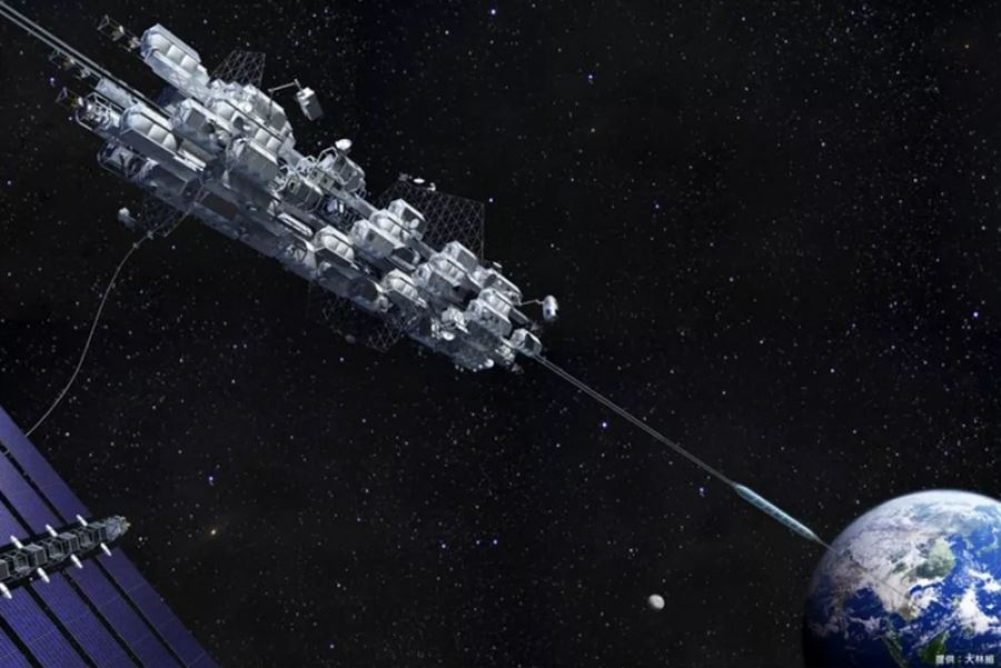 Nhat Ban sap thu nghiem thang may tu mat dat ra vu tru hinh anh