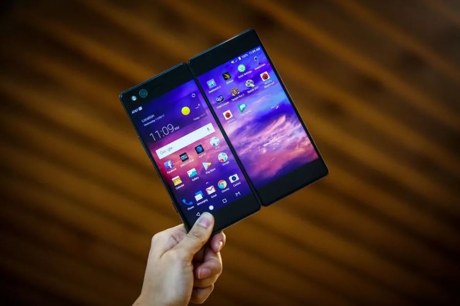 smartphone man hinh gap cua Samsung anh 2