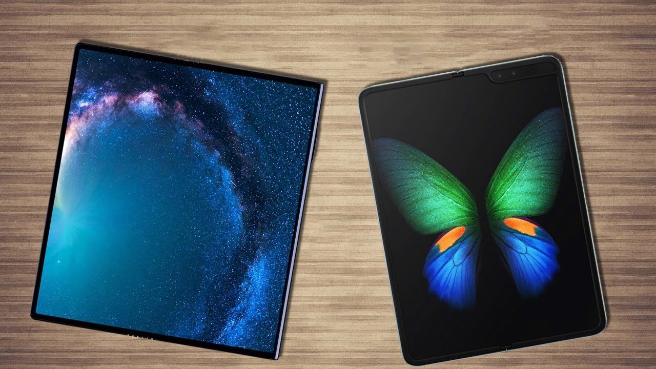 Galaxy Fold doi dau Huawei Mate X - dai chien man hinh gap hinh anh