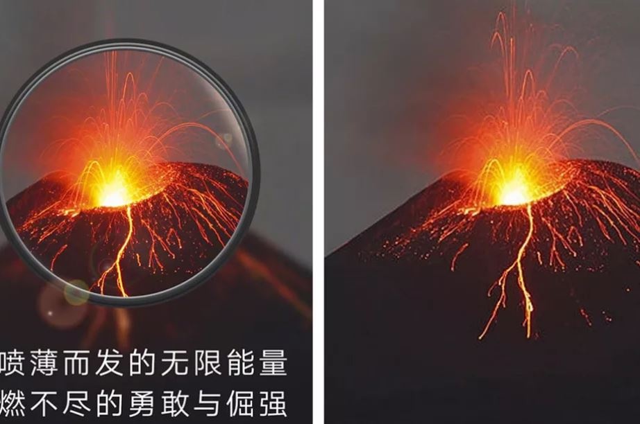 Huawei dung DSLR quang cao P30 Pro anh 1