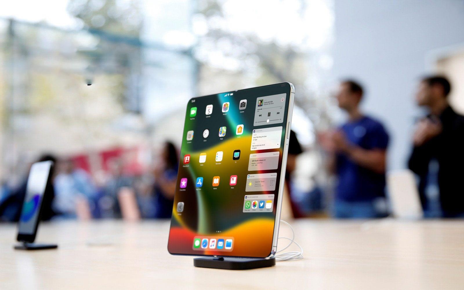 iPhone X man hinh gap se trong nhu the nao? hinh anh