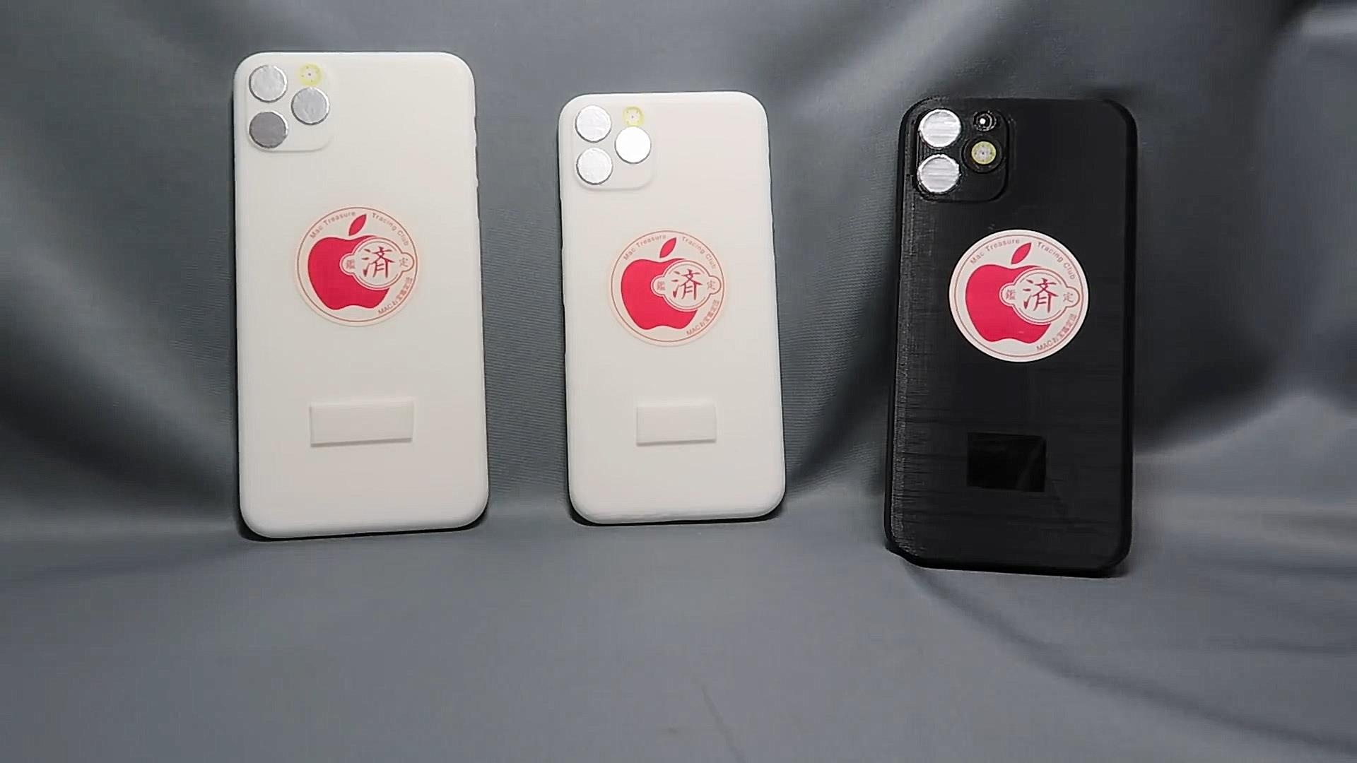 Mo hinh 3 chiec iPhone 2019 hinh anh