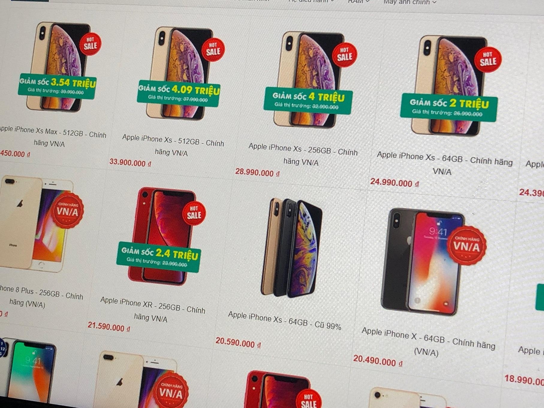 Nhieu cua hang o Ha Noi ngung ban may xach tay hinh anh