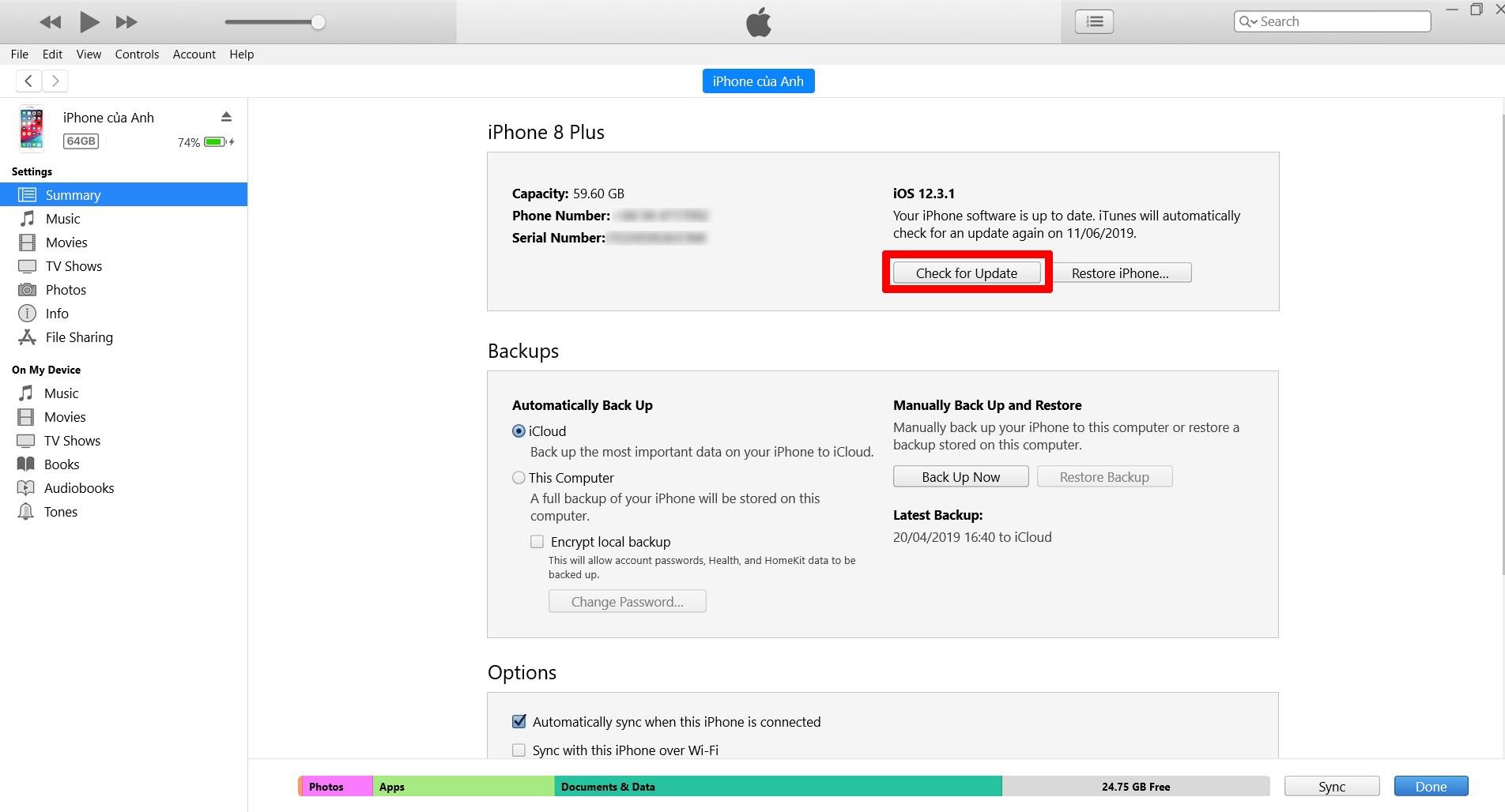 cach cap nhat iOS 13 anh 1