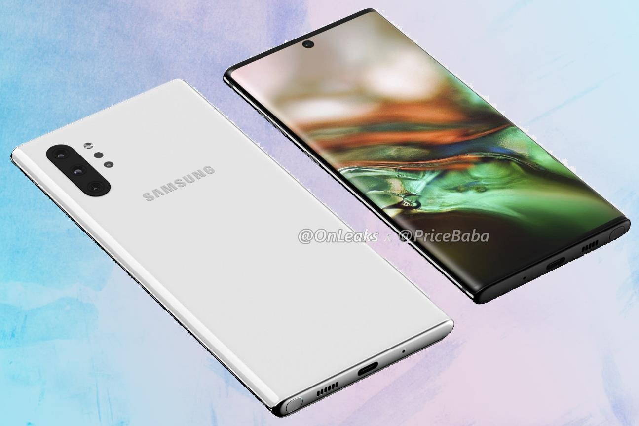 Them anh Galaxy Note 10 Pro - 4 camera, man hinh duc lo o giua hinh anh
