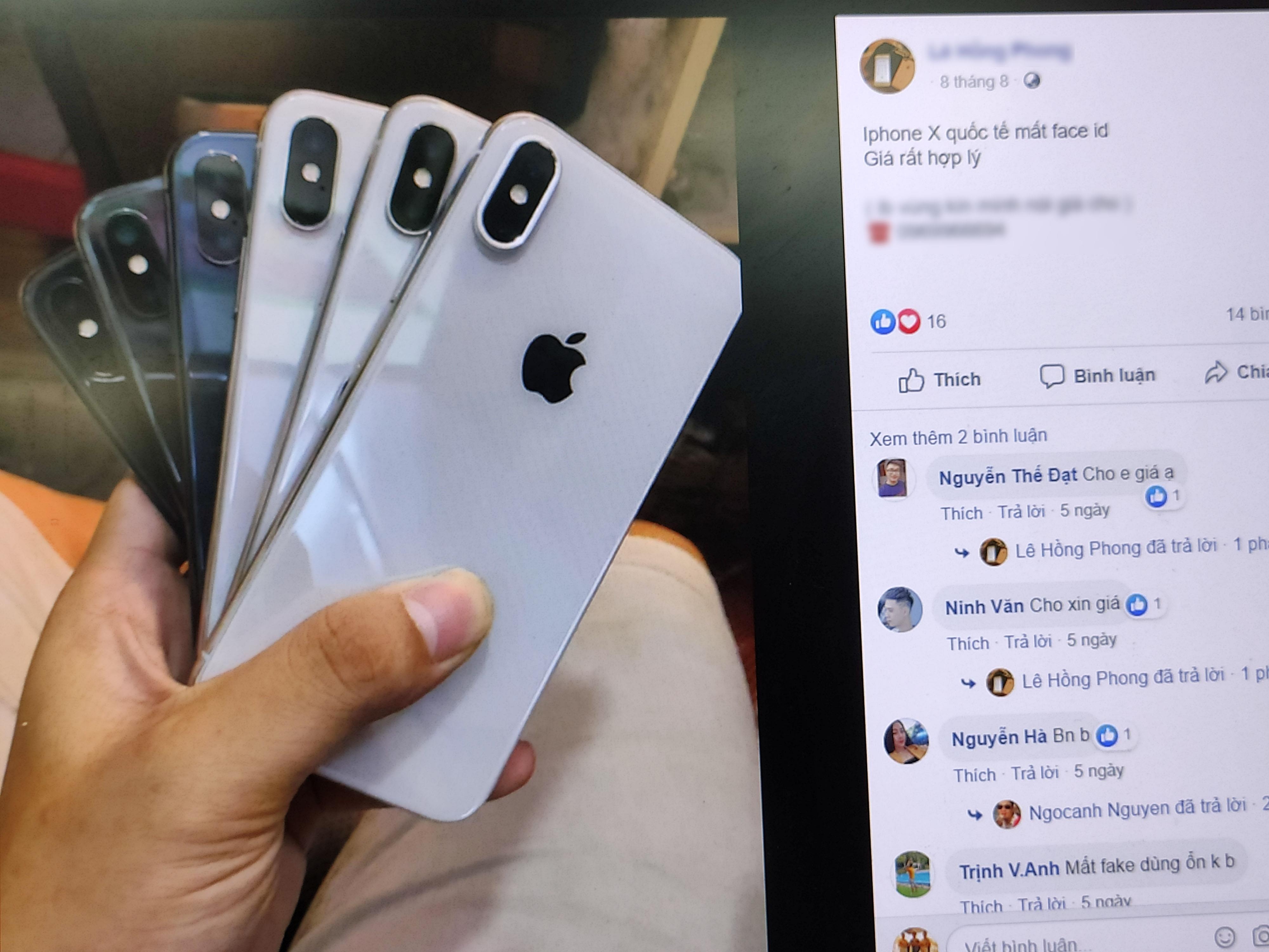 iPhone X mất Face ID ảnh 1 iPhone X mat Face ID anh 1