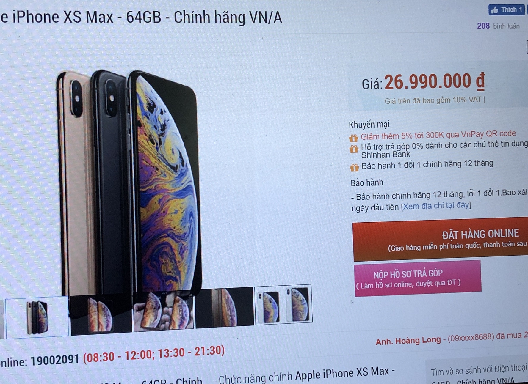 iPhone giam gia anh 1